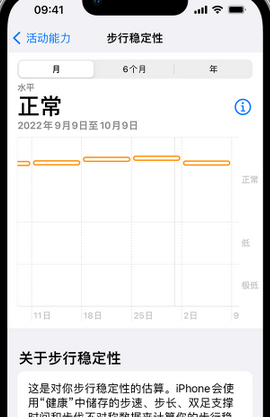 建德iPhone手机维修如何在iPhone开启'步行稳定性通知'