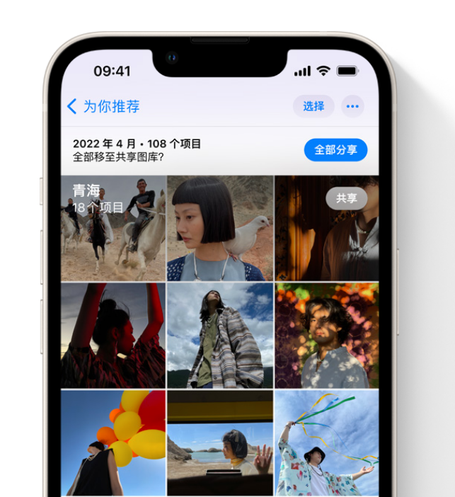 建德苹果维修网点分享在 iPhone 上使用共享图库 