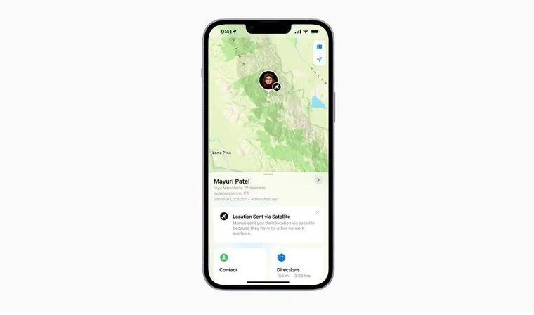 建德苹果14维修分享iPhone14系列中 FindMy功能通过卫星分享位置方法教程 